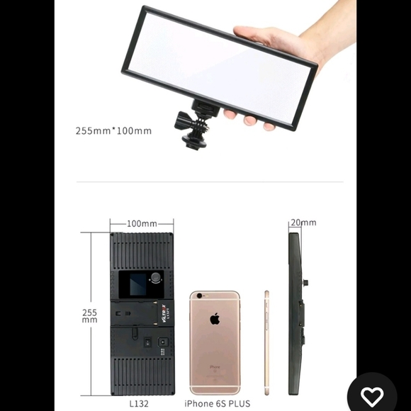 NEW In box Viltrox LED Video Light Kit 3300k-5600k Bi-Color Dimmable Light Panel - Picture 15 of 17